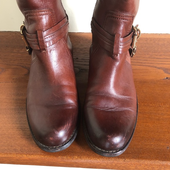 Gorgeous Vince Camuto Brown Leather Riding Boots - Picture 10 of 10